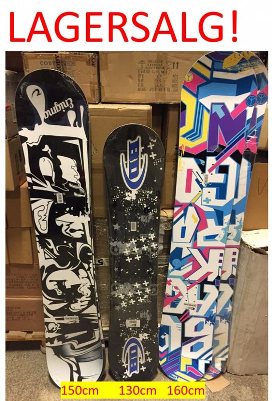 Snowboard fra 150 til 160cm