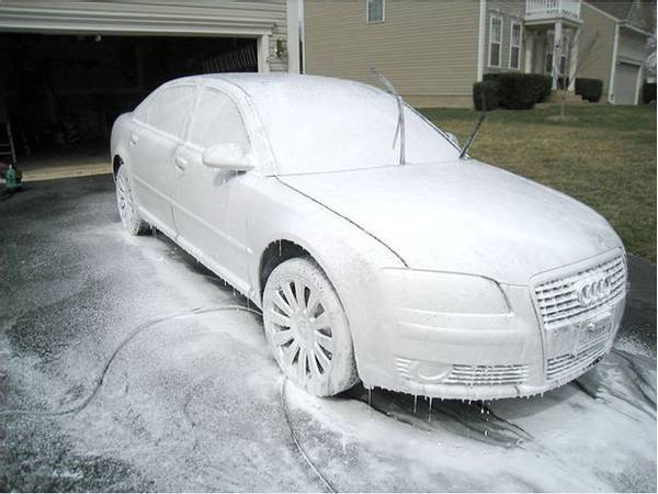 Skumlanse bilvask