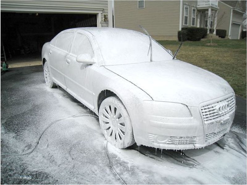 Skumlanse bilvask