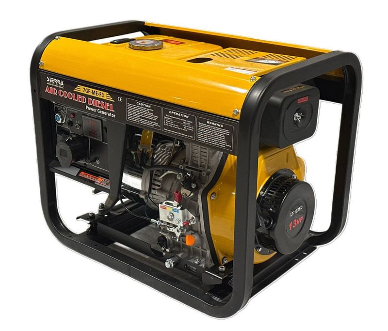 Dieselaggregat 7000Watt - 1 fas 230V