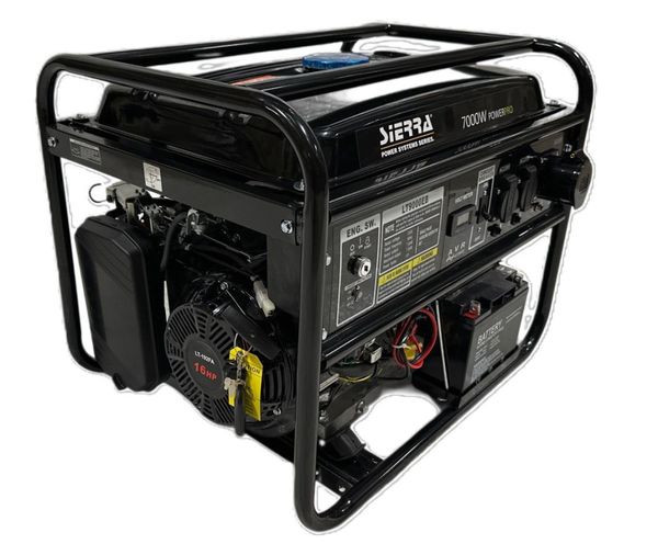 Bensinaggregat 7000W, med utstyrspakke